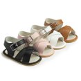 thumbnail image 2 of Meckior Baby Girl Sandals Infant Summer Soft Sole Shoe Anti-Slip Crib Shoes for First Walking 0-18 Months, 2 of 6