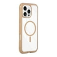 thumbnail image 2 of Case for iPhone 15 Plus, Clear Back Slim Protective Cover with TPU + PC Hybrid Frame, Compatible with MagSafe, Lightweight Shockproof Case, Anti-Fingerprint & Scratch-Resistant, Brown, 2 of 6