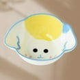 thumbnail image 4 of Kids Bowl Ceramic Cute Cartoon Animal Shape Rice Bowls Reusable Dinner Tableware Suitable for Serving Soup Cereal Pasta Ice Cream (Dog), 4 of 6