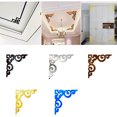 thumbnail image 5 of 4 pegatinas de espejo acrílico 3D, pegatinas de espejo autoadhesivas para papel tapiz, pegatinas de decoración de esquinas de gabinetes, pegatinas para decoración de muebles, 5 of 5