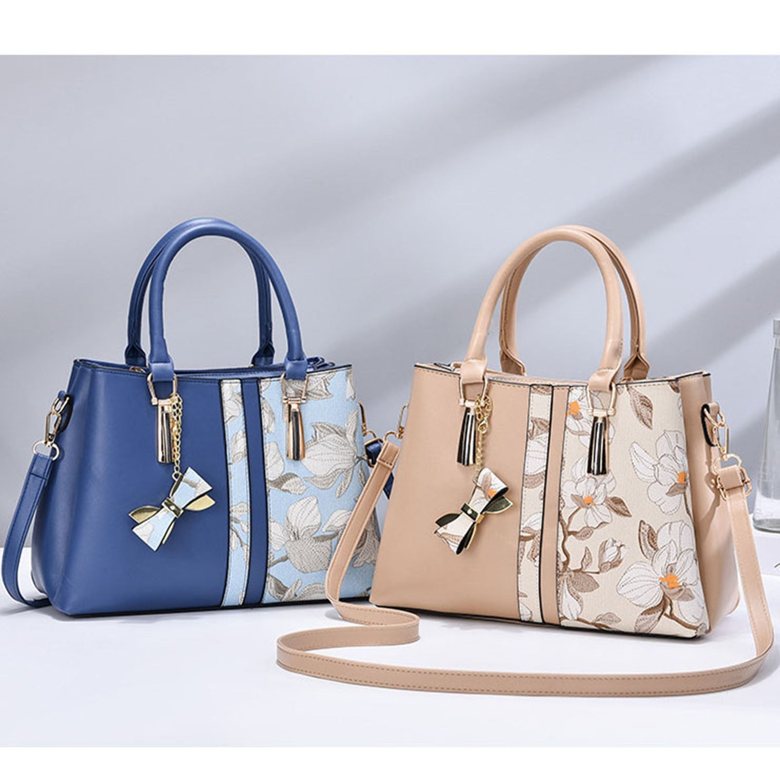 JAHH Purses and Handbags for Women Embroidery Top Handle Satchel Fashion Ladies Shoulder Bag Tote Purse Messenger Bags Large Capacity Handbag