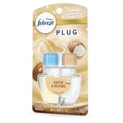 Febreze Plug Refill Odor-Fighting Air Freshener Soothe & Restore Scent, 1 Count, 0.87 fl oz