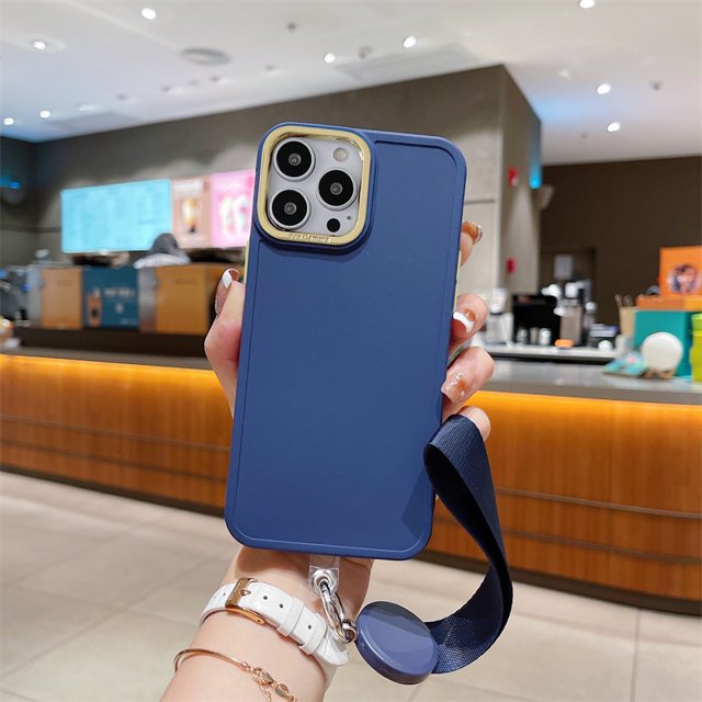 Funda Para Teléfono Móvil Galaxy Samsung A10 A10S A12 5G A13 4G 5G A20 A30 A20S Combinación Lente Con Agujero Grande Cubierta Protectora Y Correa Corta