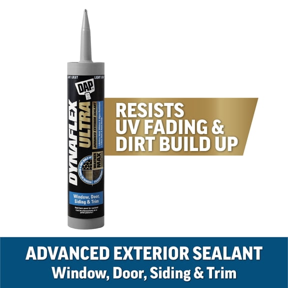 DAP Dynaflex Ultra 10.1 oz Light Gray Window, Door, and Siding Sealant