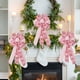 thumbnail image 4 of Adornos navideños, adornos navideños, regalos navideños, adornos navideños, adornos colgantes para árbol de Navidad, lazo de lino doble, decoración para fiestas navideñas, accesorios de tela y terciop, 4 of 7