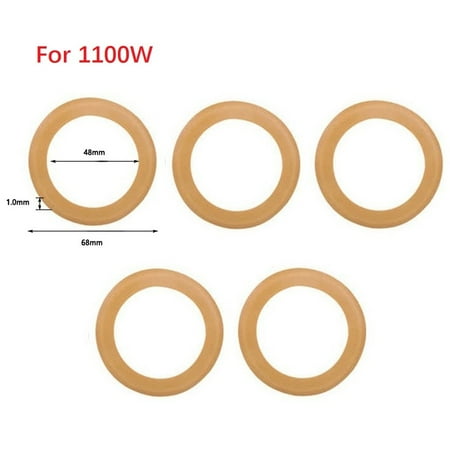 

Fule 5pcs Pump Piston Ring Rubber for 550W/1100W/1500W Oil-Free Silent Air Compressor
