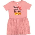 thumbnail image 3 of Inktastic When God Made Me Girls Toddler Dress, 3 of 5