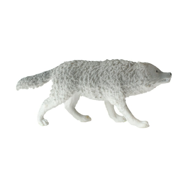 Mini Animal Adventure Replica - Wolf from Deluxebase. Small sized realistic  toy figure that makes an ideal animal toy for kids 