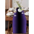 thumbnail image 2 of Purple Black Ombre Table Runner Gradient Contemporary Abstract Art Tablerunners 13 x 60 Inch, Table Decorations Tabletop Scarf for Summer Gathering Holiday Farmhouse Kitchen Dining Decor, 2 of 6