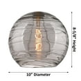 thumbnail image 2 of Innovations Lighting - Athens Deco Swirl - 3 Light Flush Mount In Industrial, 2 of 2