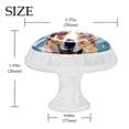 thumbnail image 4 of HemaKayy 4 Pack 1.37" Decorative Cabinet Knobs - Elegant ABS Glass Handles for Home Furniture Decor - Dresser Drawer Door Pulls - Perfect for Kitchen Bedroom - Animal Pet Dog, 4 of 8