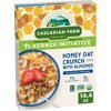 Cascadian Farm Honey Oat Crunch with Almonds Organic Cereal, Whole Grain, 14.4 oz