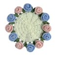 thumbnail image 2 of QianGlow DIY Crochet Coaster Kit, Vintage Rose Flower Bouquet Blanket Material Pack for Handmade Coasters, Complete Craft Supplies for Home Decor and Gift Making,D, 2 of 5