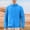 Blue, variant on Sun Protection Clothing Men Hooded Neck Men's Jackets Zipper Solid Color Relaxed Sun Shirts for Men Long Sleeve UPF protection Side Pockets Trendy Summer for Beach Vacation XXL