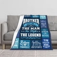 thumbnail image 3 of Grandpa Gifts Blanket 60"x50", Birthday Gifts for Grandpa from Granddaughter Grandson, Grandpa Birthday Gifts, Gifts for Grandfather, Grandpa Gifts from Grandkids, 3 of 5