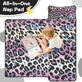 thumbnail image 4 of Pink and Blue Of Leopard Print Toddler Nap Mats for Kids Preschool,Sleeping Mat Bag or Kids,Toddler Sleeping Bag,Toddler Nap Mat or Daycare, 4 of 6