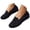 Black, variant on Women Casual Shoes Knitted Mesh Round Toe Slip On Soft Sole Loafers Breathable Daily Shoes ,Us Size:6.5