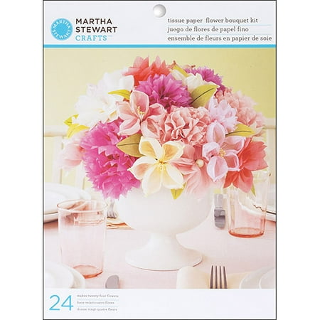 Martha Stewart Crafts Vintage Girl Tissue Paper Flowers Kit