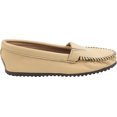 thumbnail image 4 of Minnetonka Women's Deerskin Gore Front Moccasin,Champagne Deerskin,6 M US, 4 of 5