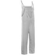 thumbnail image 6 of MSJUHEG Jumpsuits For Women Dressy Cargo Pants Women Fashion Women Pocket Bandage Sleeveless Jumpsuit Stripe Bodysuit Playsuit Romper Jumpsuit Gray Xxl, 6 of 6