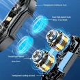 thumbnail image 5 of FS01 Dual Fan Rechargeable/Plug-in Mobile Phone Radiator Air-cooled Back Clip Game Cooler for Android IOS PUBG Cool Heat Sink, 5 of 7