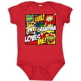 thumbnail image 3 of Inktastic My Grandma Loves Me Superhero Boys or Girls Baby Bodysuit, 3 of 5