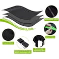 thumbnail image 3 of Cantilever Patio Umbrella Cover with Push Rod - Waterproof Patio Parasol Covers with Zipper for Offset Outdoor Umbrellas, 3 of 5