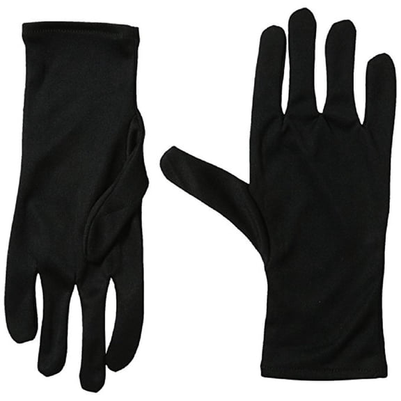 Black Costume Adult Gloves