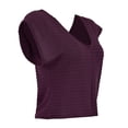 thumbnail image 3 of Blusa George para Mujer, Kimona Boxy Escote V con Corte en Delantero Vino Talla M, 3 of 4