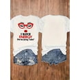 thumbnail image 4 of Plus Size i Match energy Print T-Shirt, Casual Crew Neck Short Sleeve Top For Spring & Summer, Women's Plus Size Clothing Tee For adult, Men, Women, Teen, Teenager, adolescent, Youth, 4 of 6