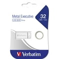 thumbnail image 7 of Verbatim 32GB Metal Executive USB Flash Drive - Silver 32 GBUSB 2.0 - Silver - Water Resistant, 7 of 7