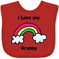 thumbnail image 3 of Inktastic I Love My Granny Boys or Girls Baby Bib, 3 of 4