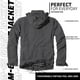 thumbnail image 5 of Chaqueta Brandit M-65 Giant Field para hombre negra con forro extraíble, 5 of 6