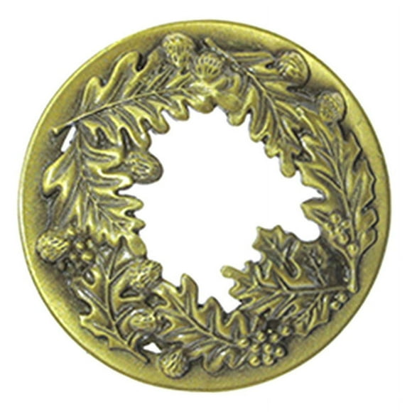 Candle Toppers Scented Candles Cover,Candles Gifts for Women,Help Jar Candles Melt Evenly Leaf 7.8cm Bronze