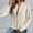 *Beige, variant on ClodeEU Women's Long Sleeve Sweatshirts Jackets, Full Zip Lightweight Jacket , Textured Knit Crochet Outwear Coat Beige,Womens Plus L