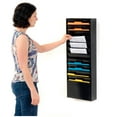 thumbnail image 4 of Medical Chart Hanging Wall File Holder, 11 Pockets, Black, 4 of 4
