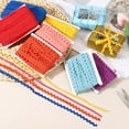 thumbnail image 4 of Cinta de flecos ondulados Uxcell de 13 yardas, cinta de 5 mm para coser, cinta de flecos ondulados para decoración de bodas y fiestas, marrón claro, 4 of 6