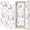 Color 2, variant on 2 Pcs School Locker Magnetic Wallpaper 12" x 36" Cute Doodle Rainbows Stars Hearts Flowers Houses Reusable Removable Locker Accessories Back to School Supplies