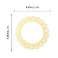 thumbnail image 2 of Shisuyan DIY Hollow-Out Paper Golden 10Pcs 4.32x4.32In, 2 of 8