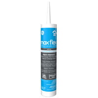 GE Max Flex 5000 GE22764 Siliconized Acrylic Caulk, White, 10.1 oz Cartridge 12 (Best Caulk For Interior Windows)