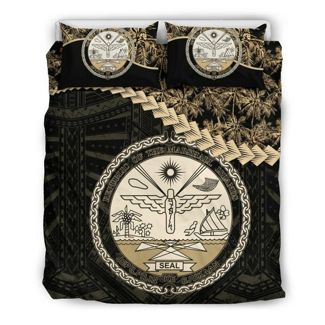 Juego de cama Islas Marshall Coco dorado