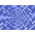 thumbnail image 1 of Ahgly Company Indoor Rectangle Patterned Sky Blue Dress Blue Area Rugs, 2' x 3', 1 of 6