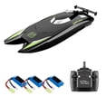 thumbnail image 1 of Barco RC 805 Barcos RC para niños adultos 25 KM / H Barco de carreras de alta velocidad 2 canales Barcos de control remoto para piscinas Barco de carreras Meterk Barco RC, 1 of 7