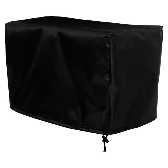 LULULION Trucker Cover Engine Hood Cover Black Polyester Protects Against Sun 1Set