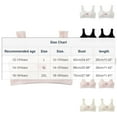 thumbnail image 2 of OGLCCG Training Bras for Girls 12-18 Years Sports Seamless Bras with Removable Padding Soft Elastic Seamless Cotton Cami Wireless Bras, 2 of 4