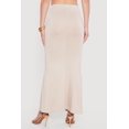 thumbnail image 4 of Women's Solid High Waisted Mermaid Maxi Skirt, 4 of 4