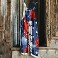 thumbnail image 2 of 4th of July Women's Overalls - Flag Print Adjustable Straps with Pockets, 2 of 5