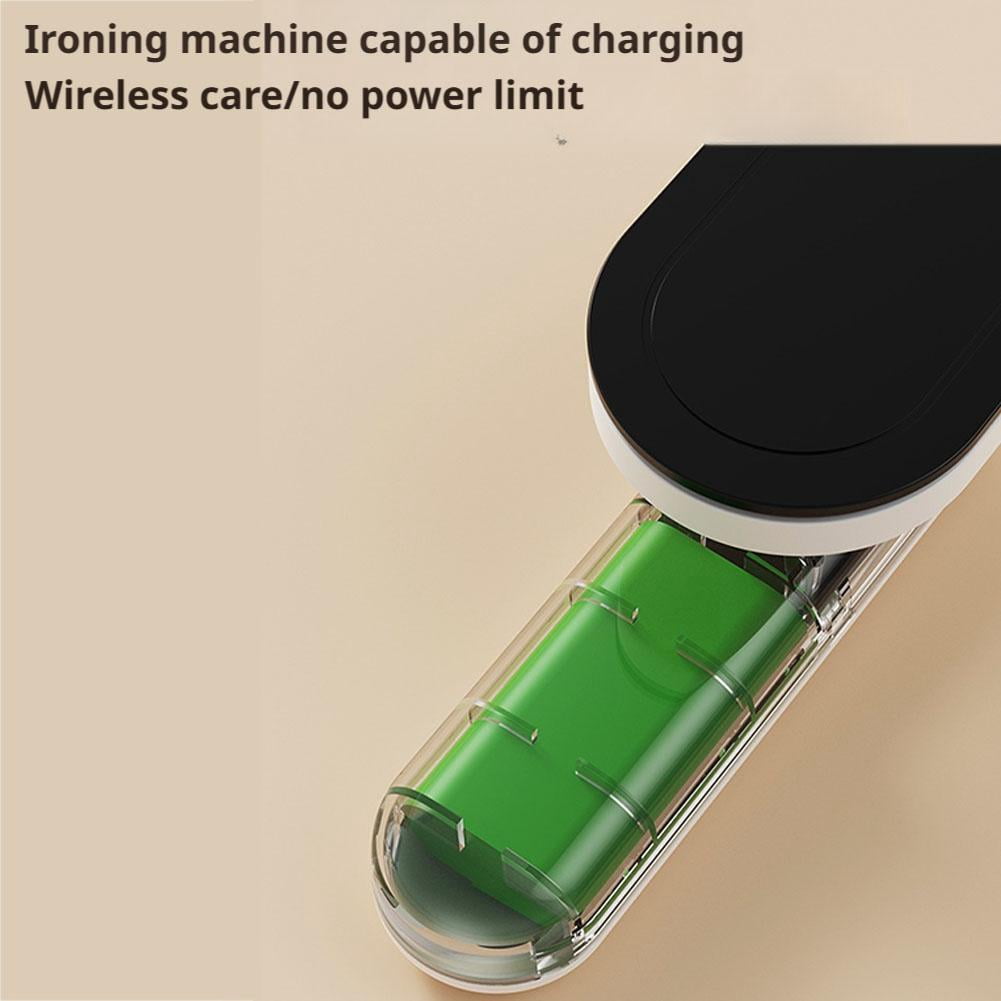 Mini Travel Steam Iron Cordless, 30S Fast Heat-up Steamer Clothing with 90 Rotatable Handle, Portable Handheld Clothes Steamer, for Travel, Home, Office