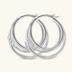 thumbnail image 2 of Moissanite Diamond Earrings Fashion Circle Earrings Xmasstyle74, 2 of 2