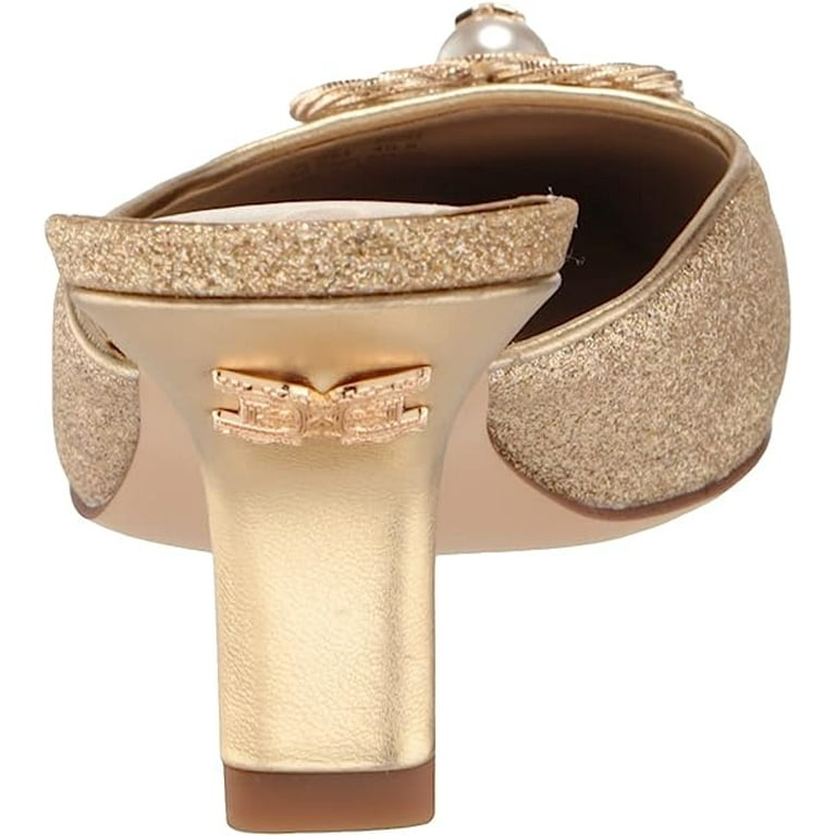 Sam Edelman Women's Brit Luster Mule Amber Gold 8M - Walmart.com